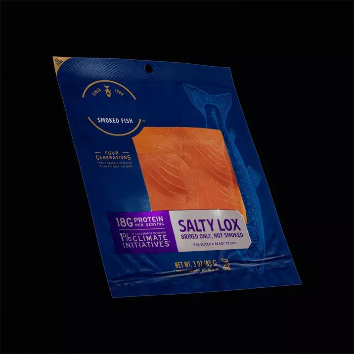 Sliced Salmon 3D model_0