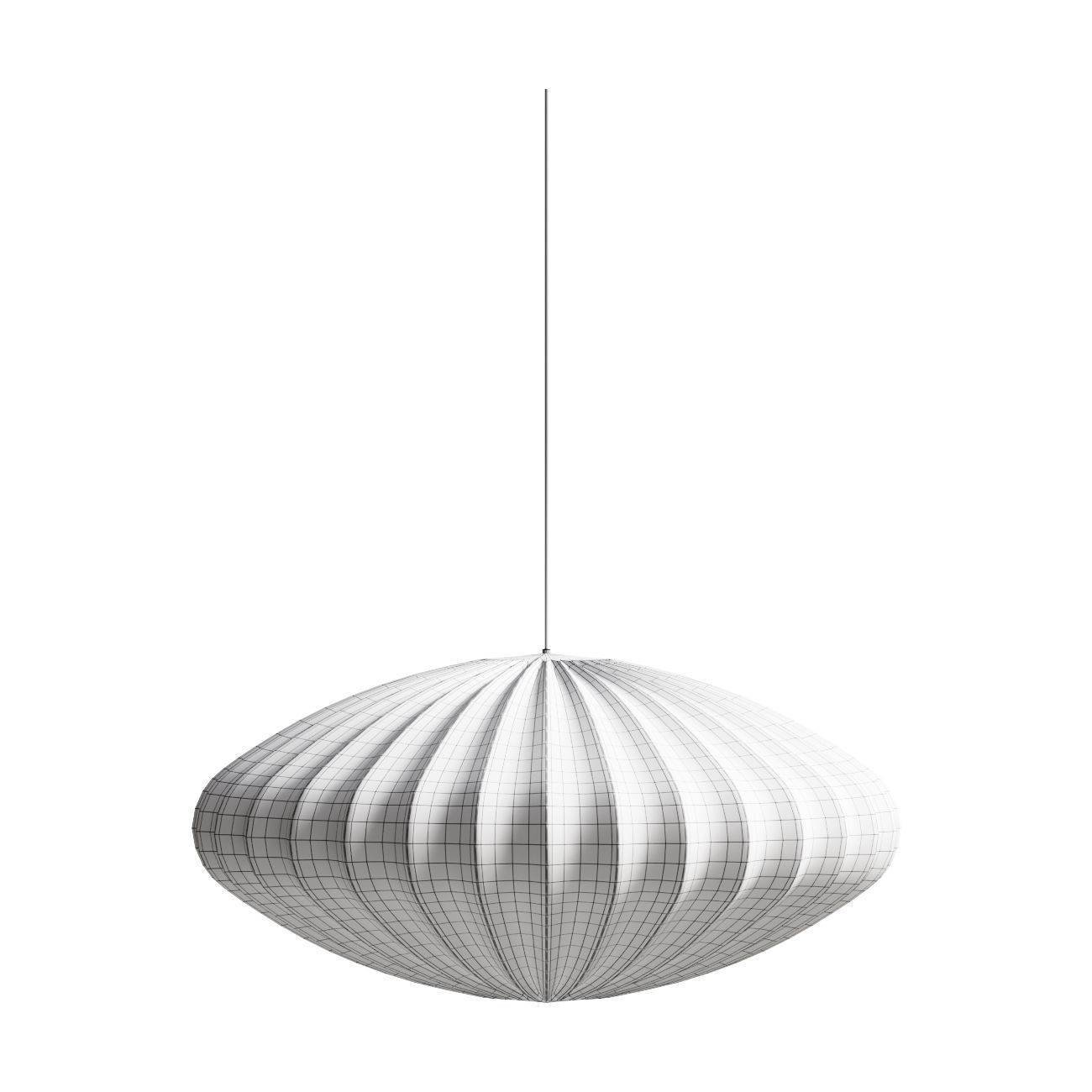 Nelson Saucer Pendant Lamp 3D model_1