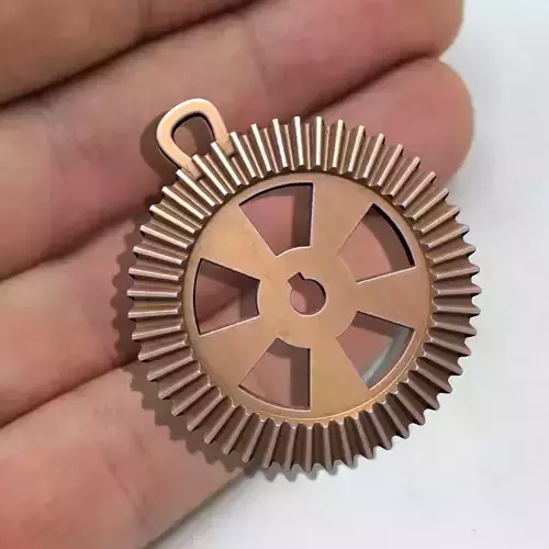 BEVEL GEAR PENDANT Free 3D print model