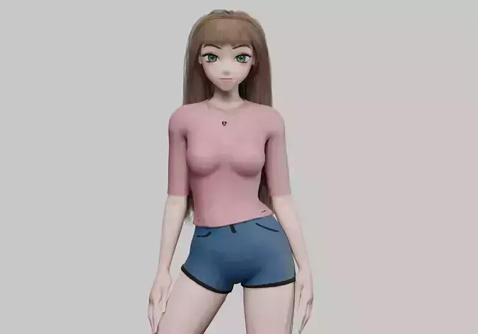 Young cute girl V36053 