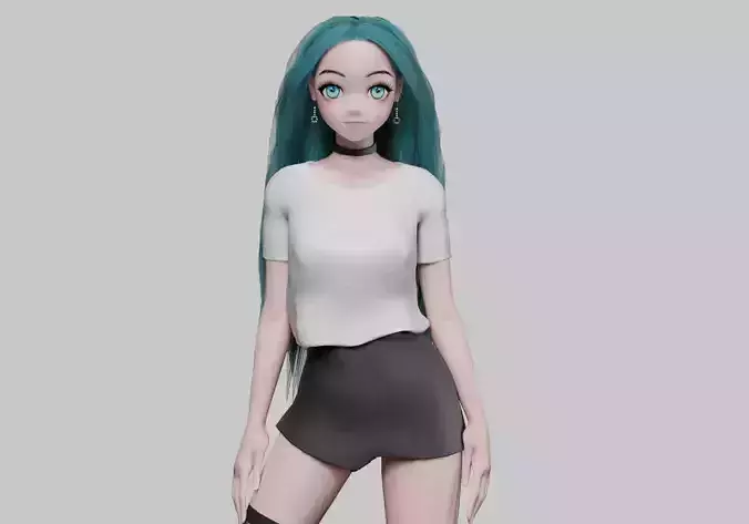 Standard cute girl V35801 