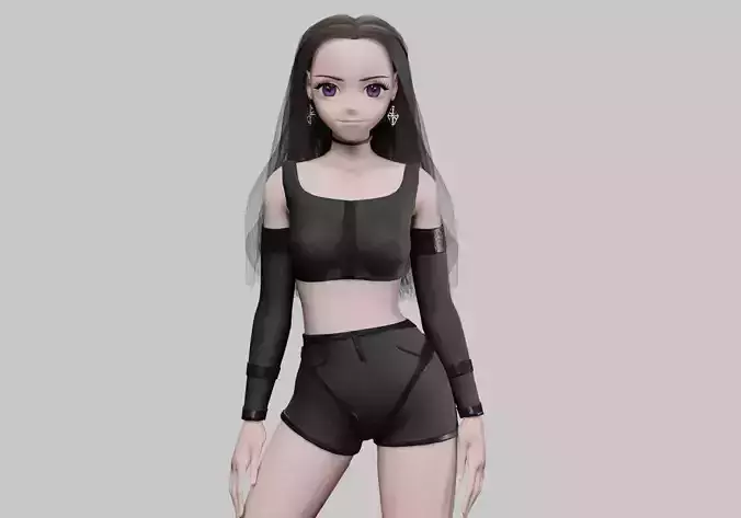 Standard anime girl V36644 