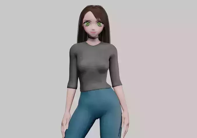 classic anime girl V32012 