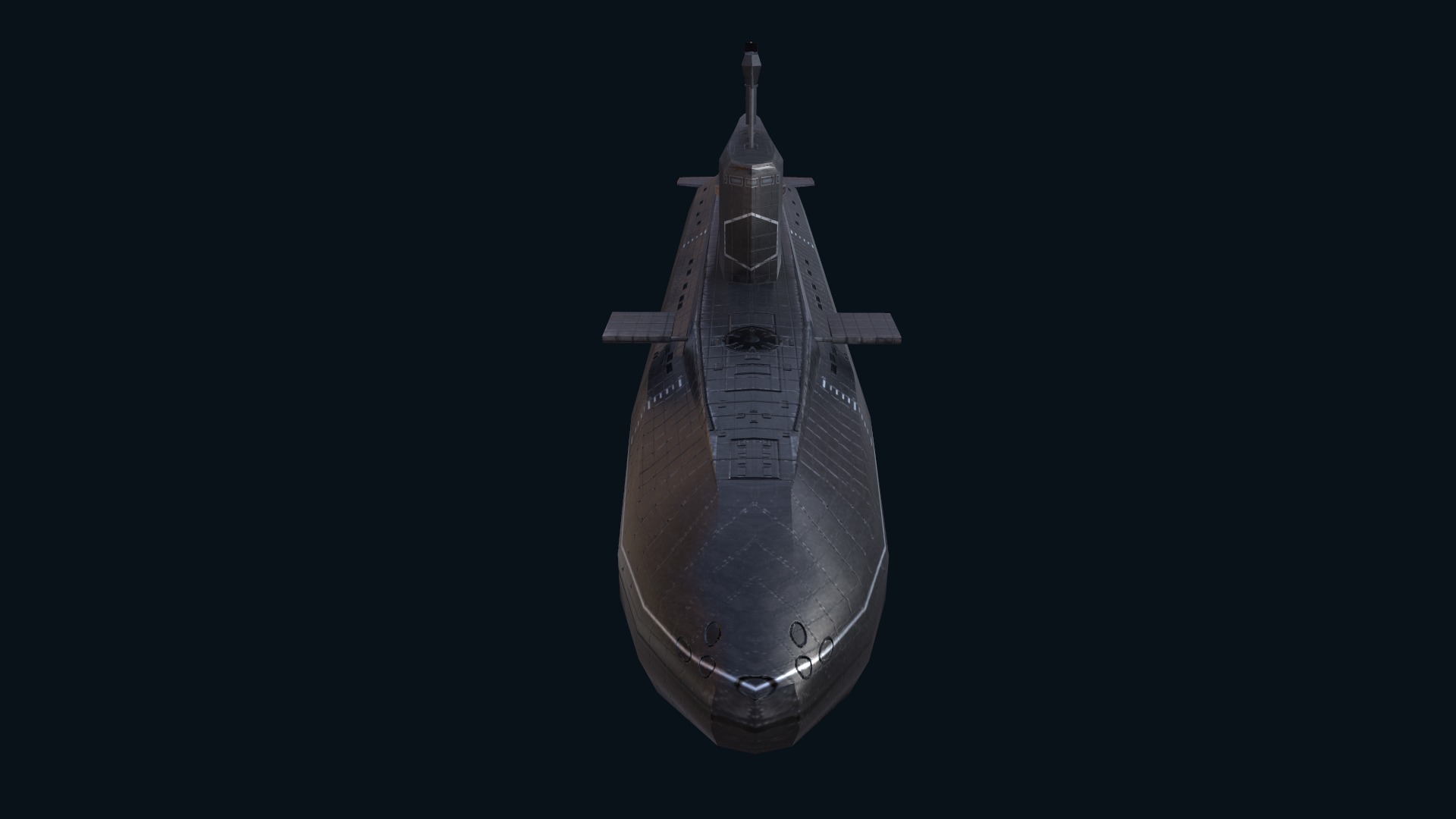 Asset - Army - Submarine - Kilo Class Low-poly 3D model_55
