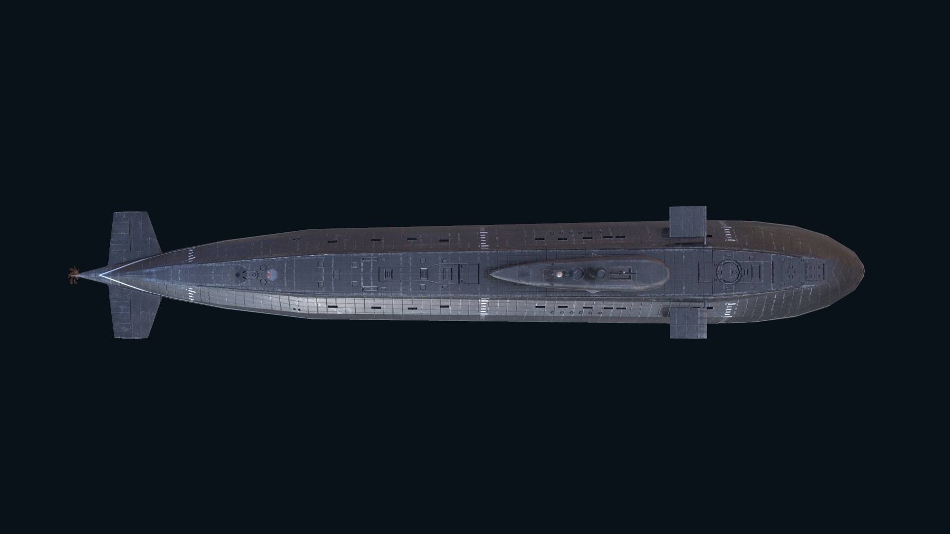 Asset - Army - Submarine - Kilo Class Low-poly 3D model_47
