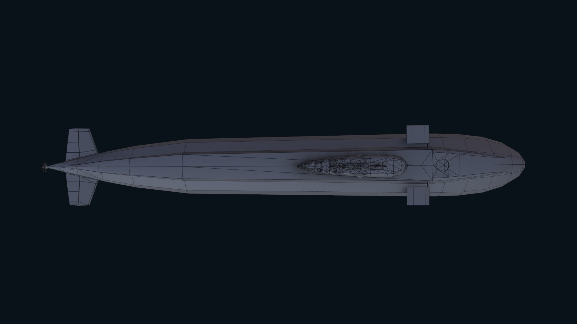 Asset - Army - Submarine - Kilo Class Low-poly 3D model_53