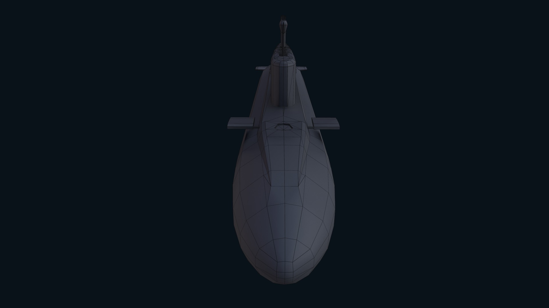 Asset - Army - Submarine - Kilo Class Low-poly 3D model_49