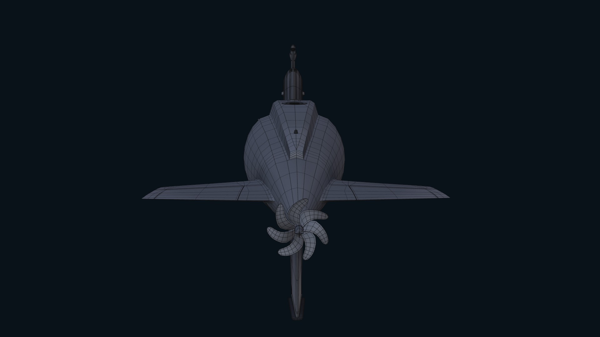 Asset - Army - Submarine - Kilo Class Low-poly 3D model_16