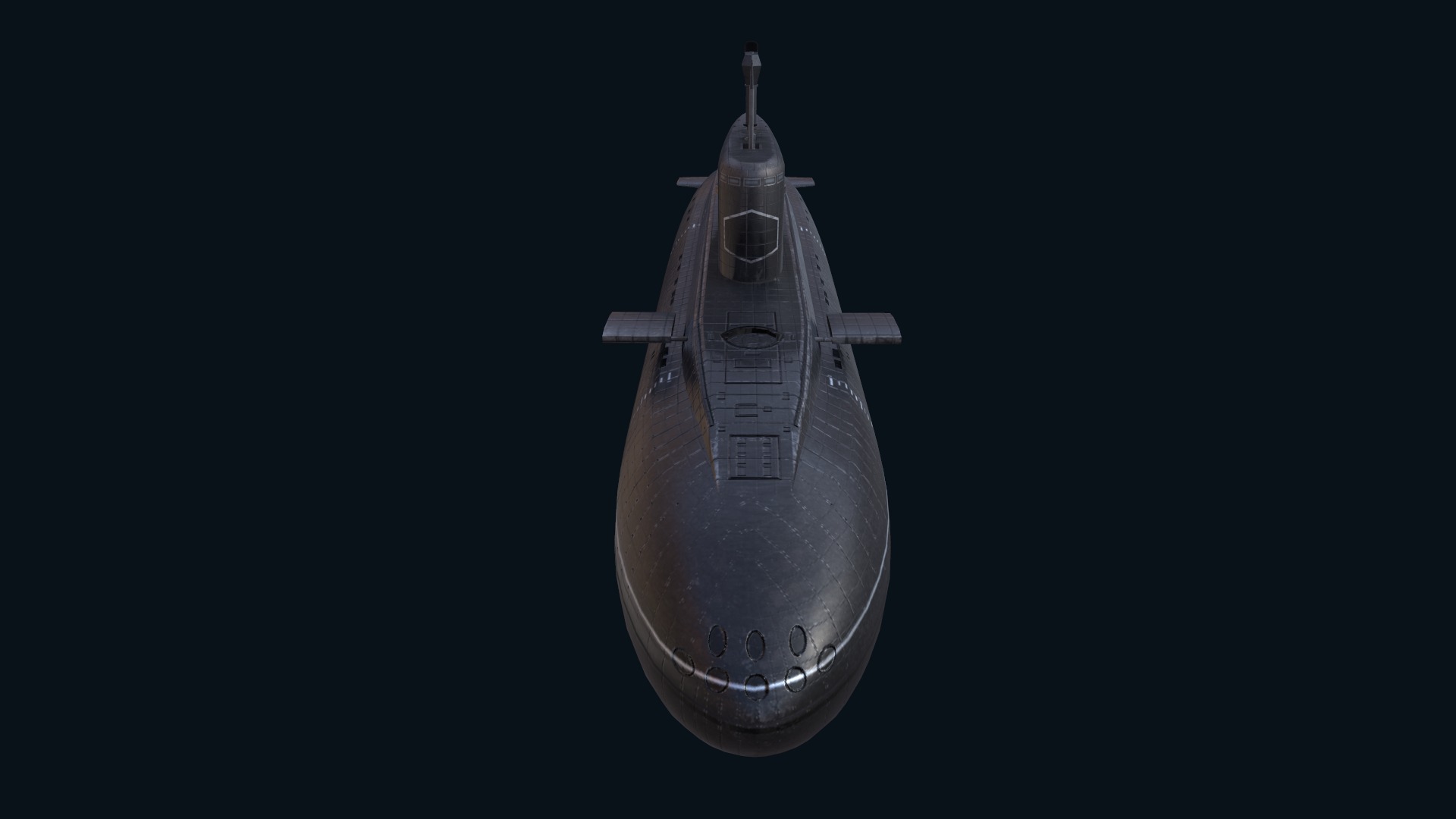 Asset - Army - Submarine - Kilo Class Low-poly 3D model_31