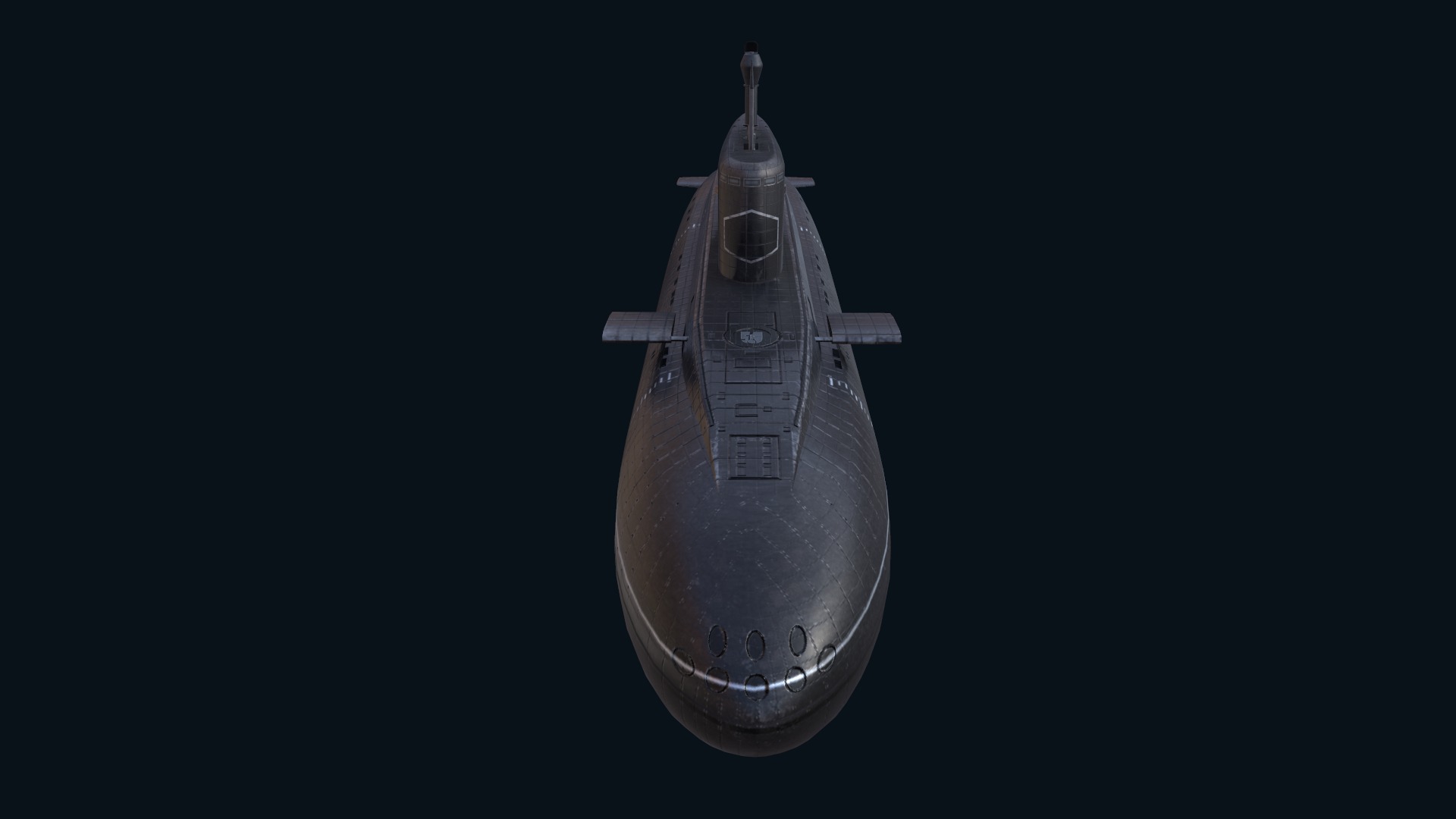 Asset - Army - Submarine - Kilo Class Low-poly 3D model_7