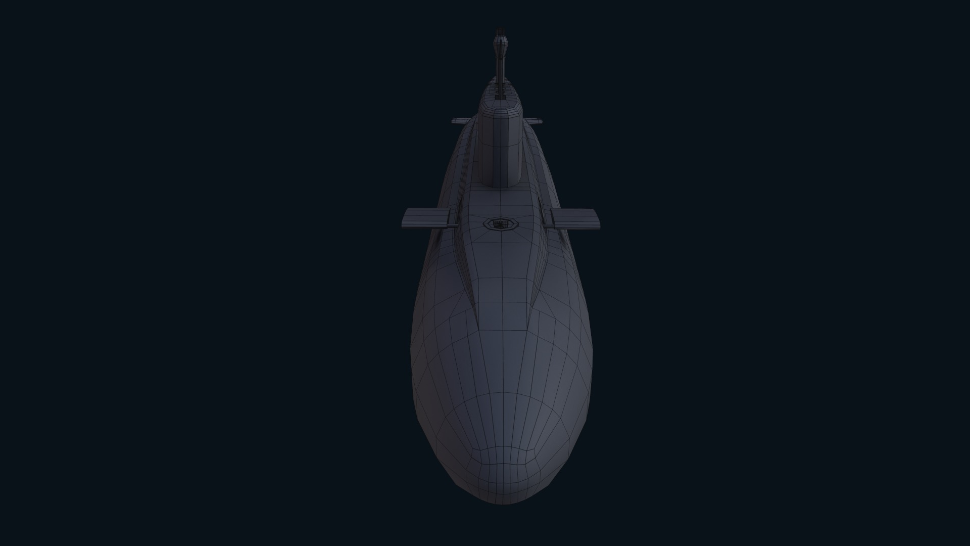 Asset - Army - Submarine - Kilo Class Low-poly 3D model_25