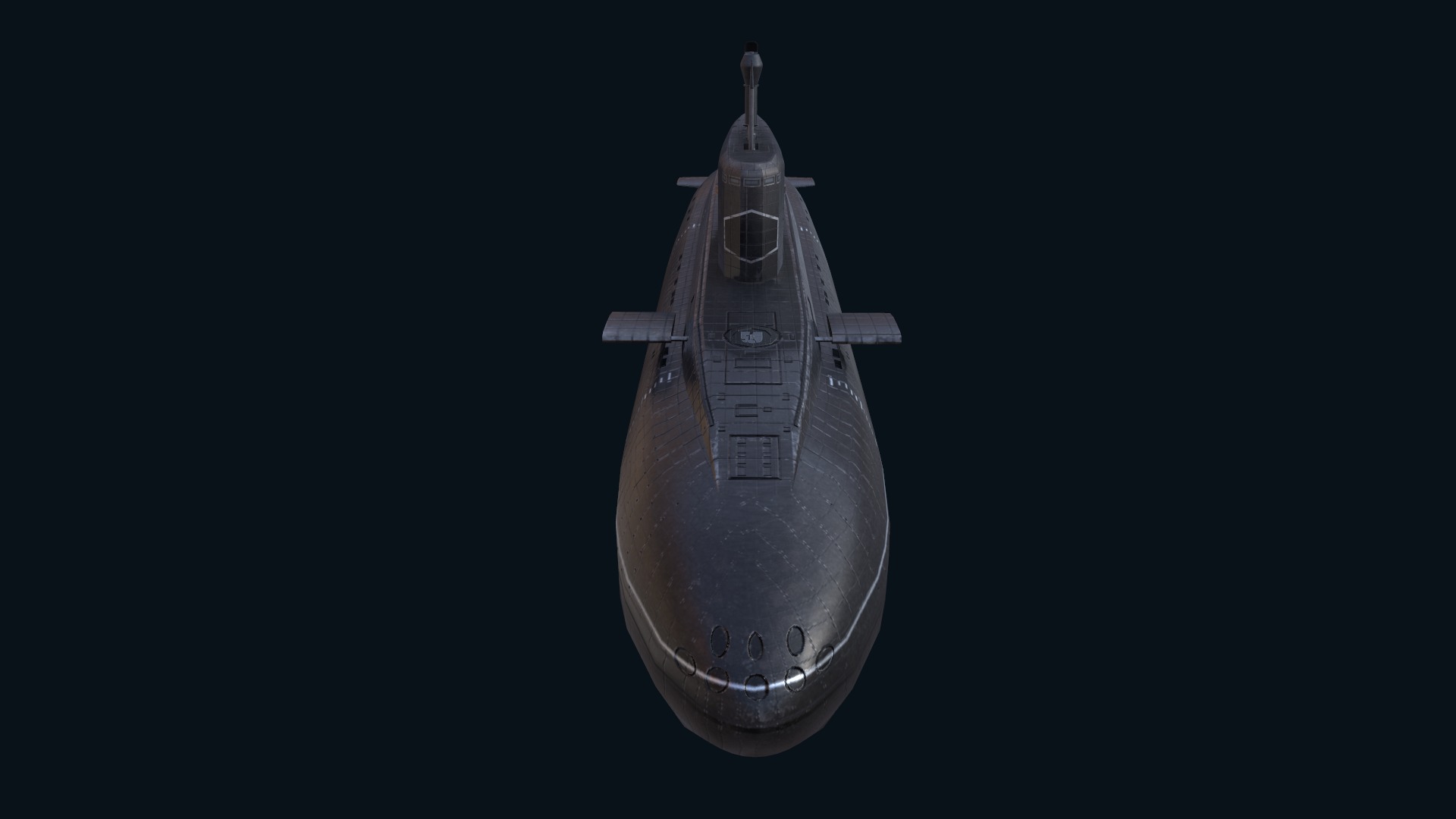 Asset - Army - Submarine - Kilo Class Low-poly 3D model_19