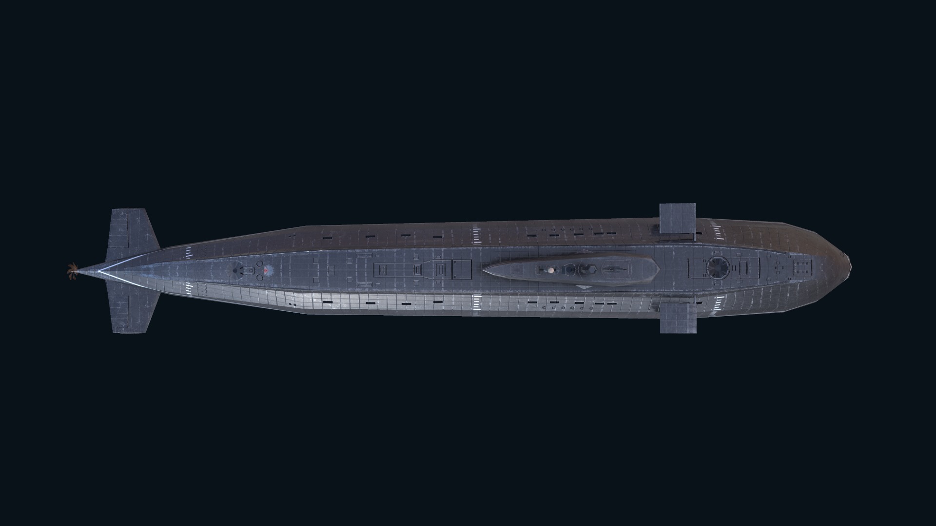 Asset - Army - Submarine - Kilo Class Low-poly 3D model_59