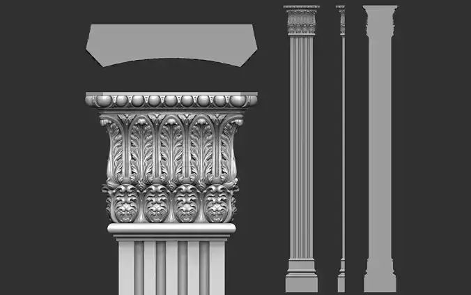 Columns Classical  Decoration N80