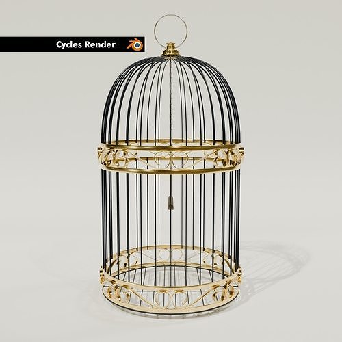 Clasic Birdcage Free low-poly 3D model