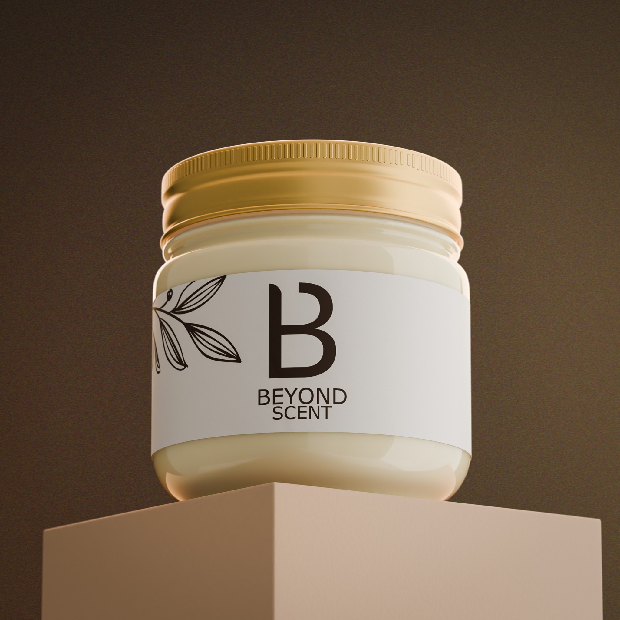 Customizable Jar and Packaging Box 3D Model 3D model_9