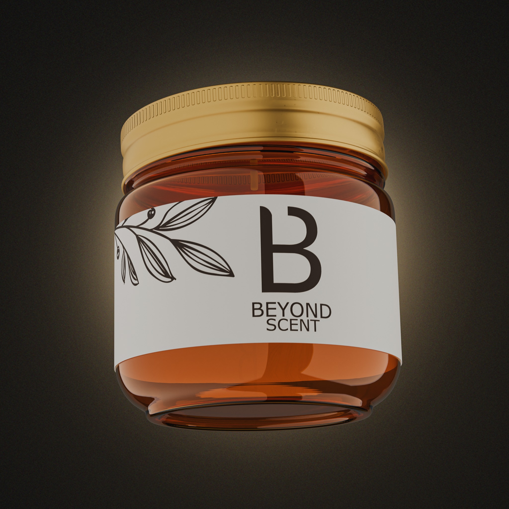 Customizable Jar and Packaging Box 3D Model 3D model_6