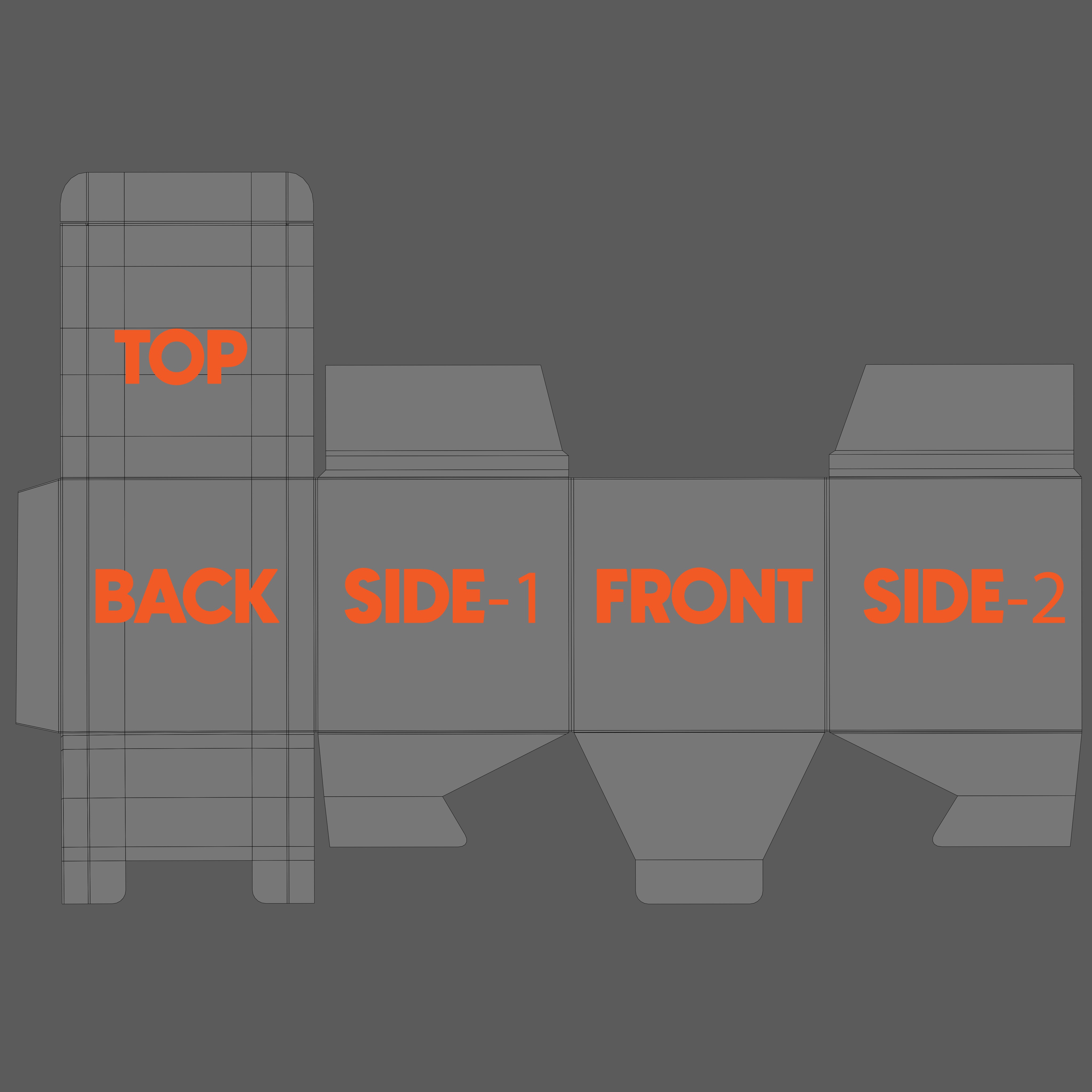 Customizable Jar and Packaging Box 3D Model 3D model_4