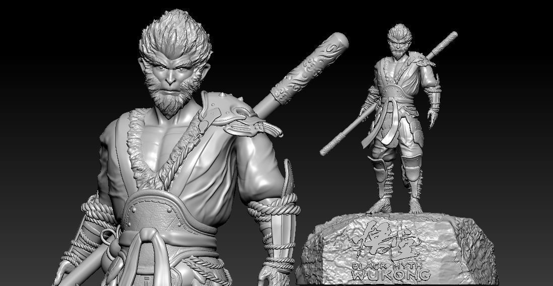 Black Myth Wukong - CHINA GAME - 3D Print 3D print model_1