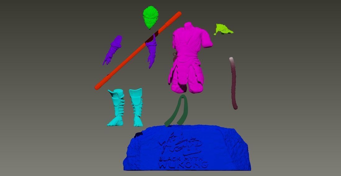 Black Myth Wukong - CHINA GAME - 3D Print 3D print model_4
