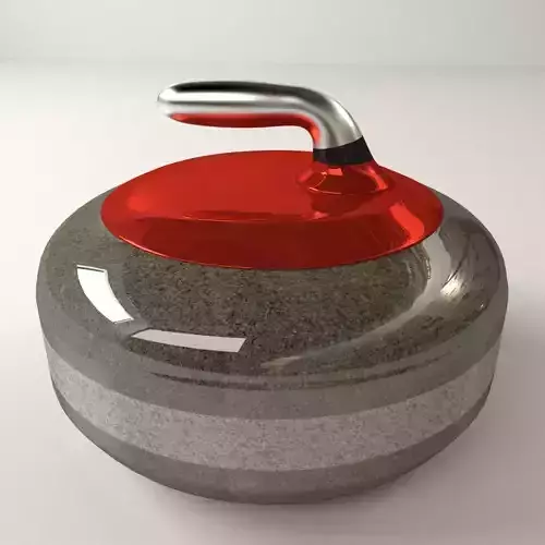 Curling Stone 3D model