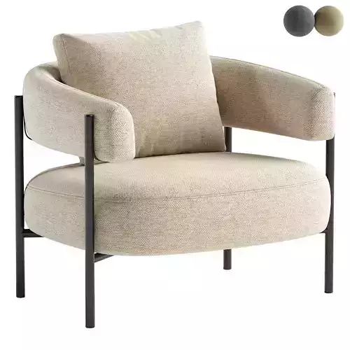 Burgo ArmChair 3D model