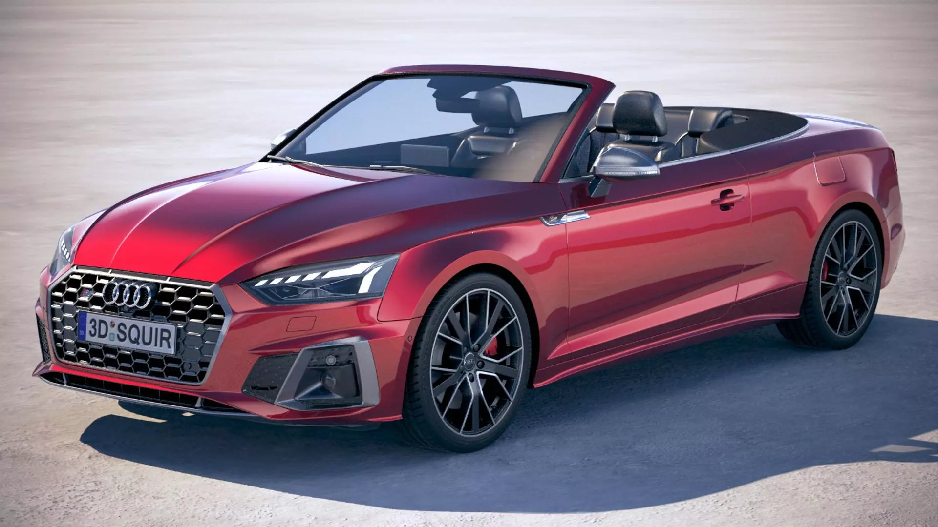 AUDI S5 Low-poly 3D model
