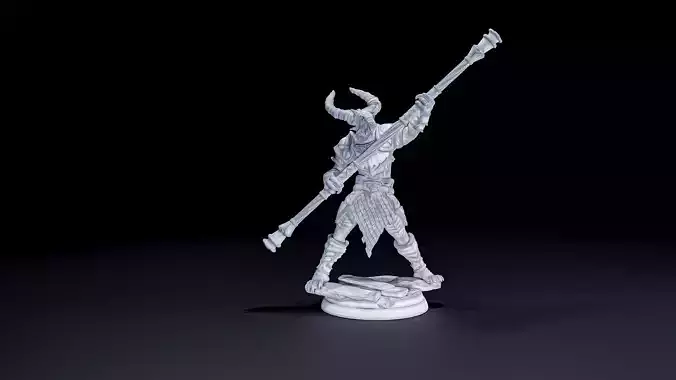 Dragon born warrior V5 3D print model