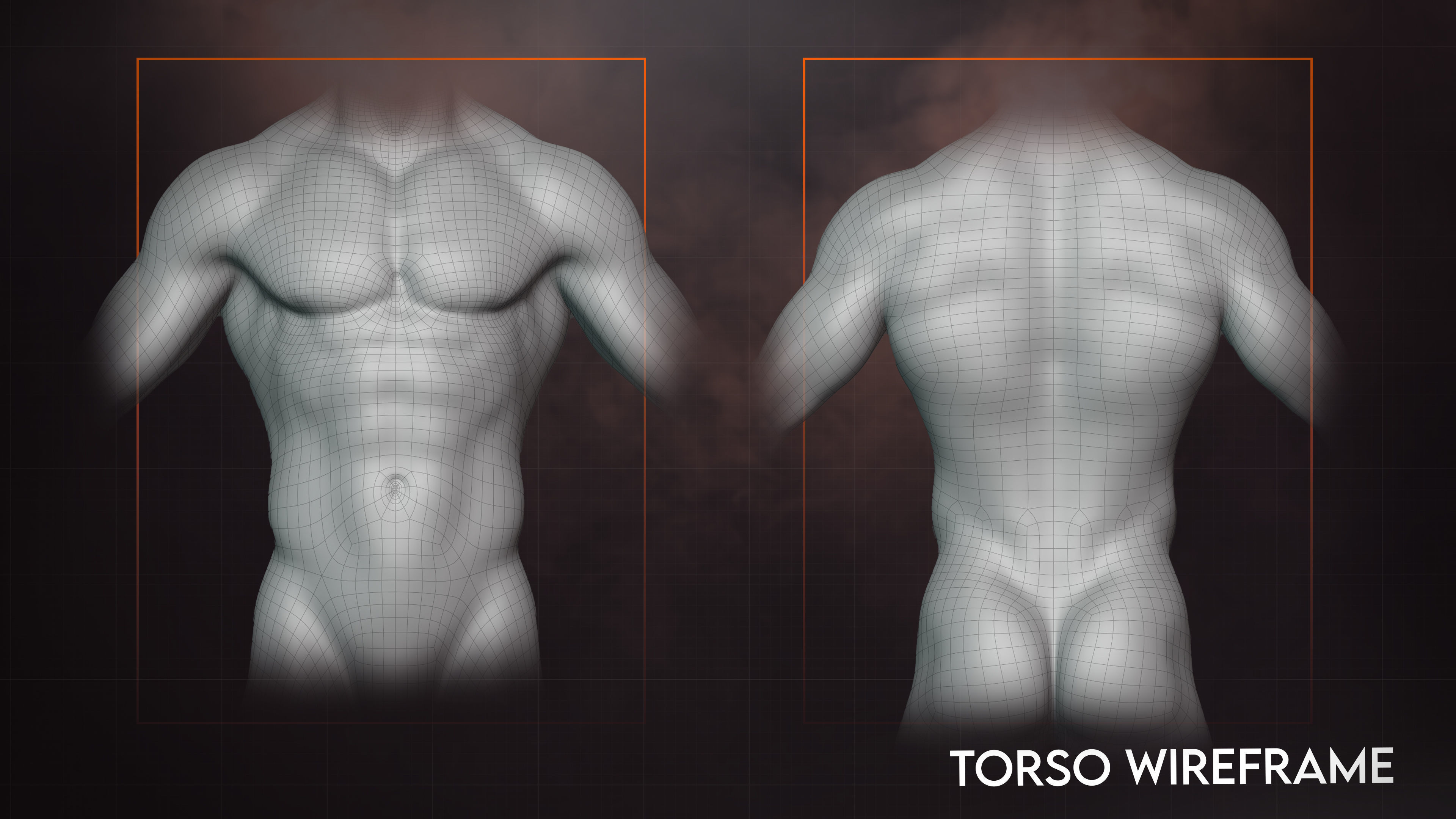 Male BaseMesh Vol 1 - Kim Low-poly 3D model_4