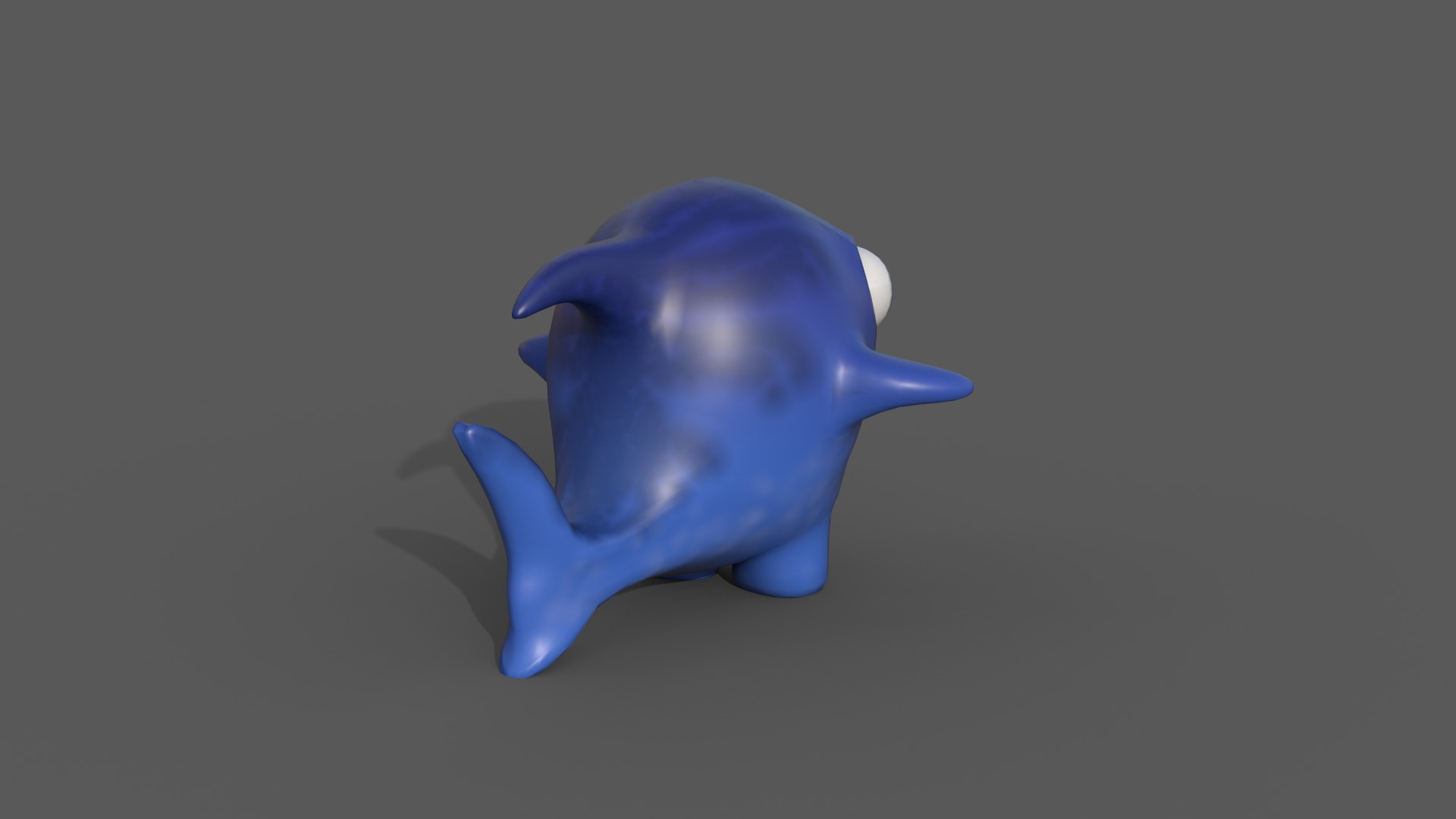 Baby shark Low-poly 3D model_1