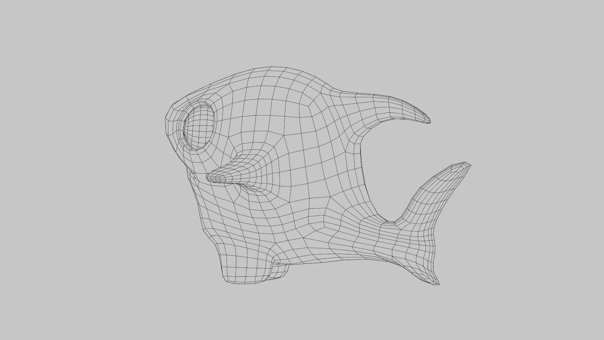 Baby shark Low-poly 3D model_7