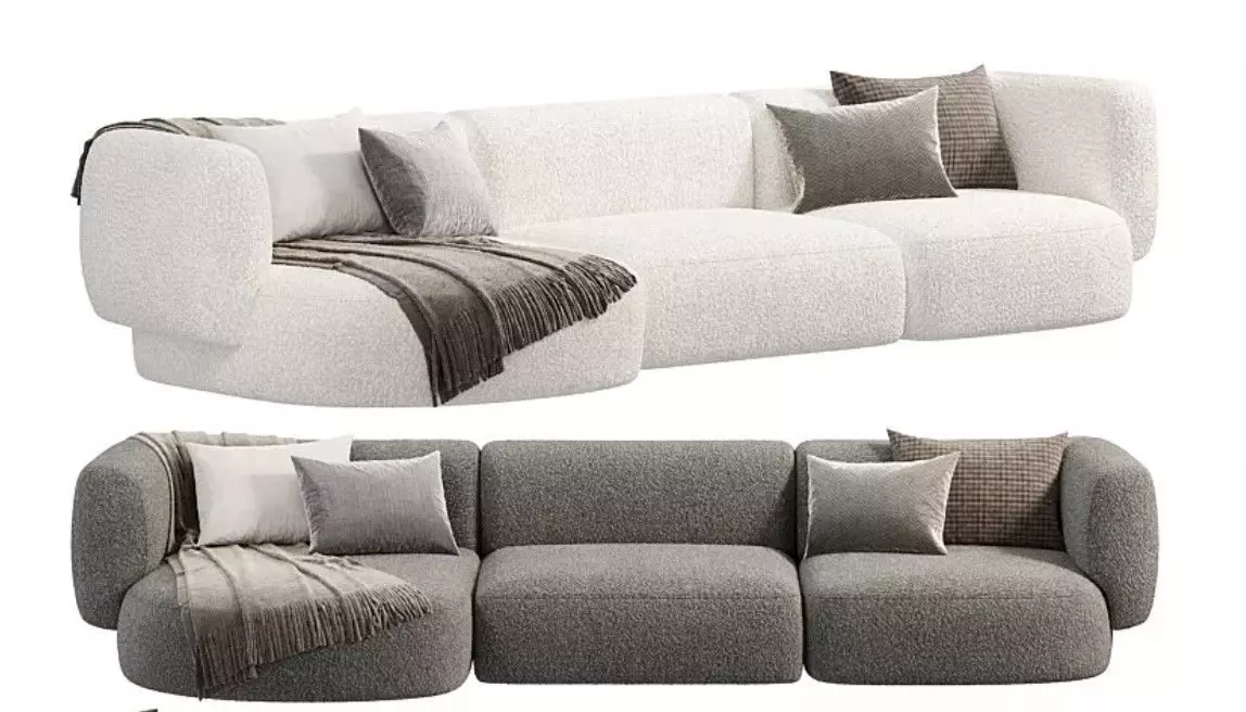 3DSMAX - Modular Sofa - Corona - Vray Render 3D model_0