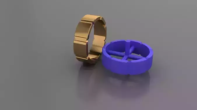 The beutifull ring 3D print model