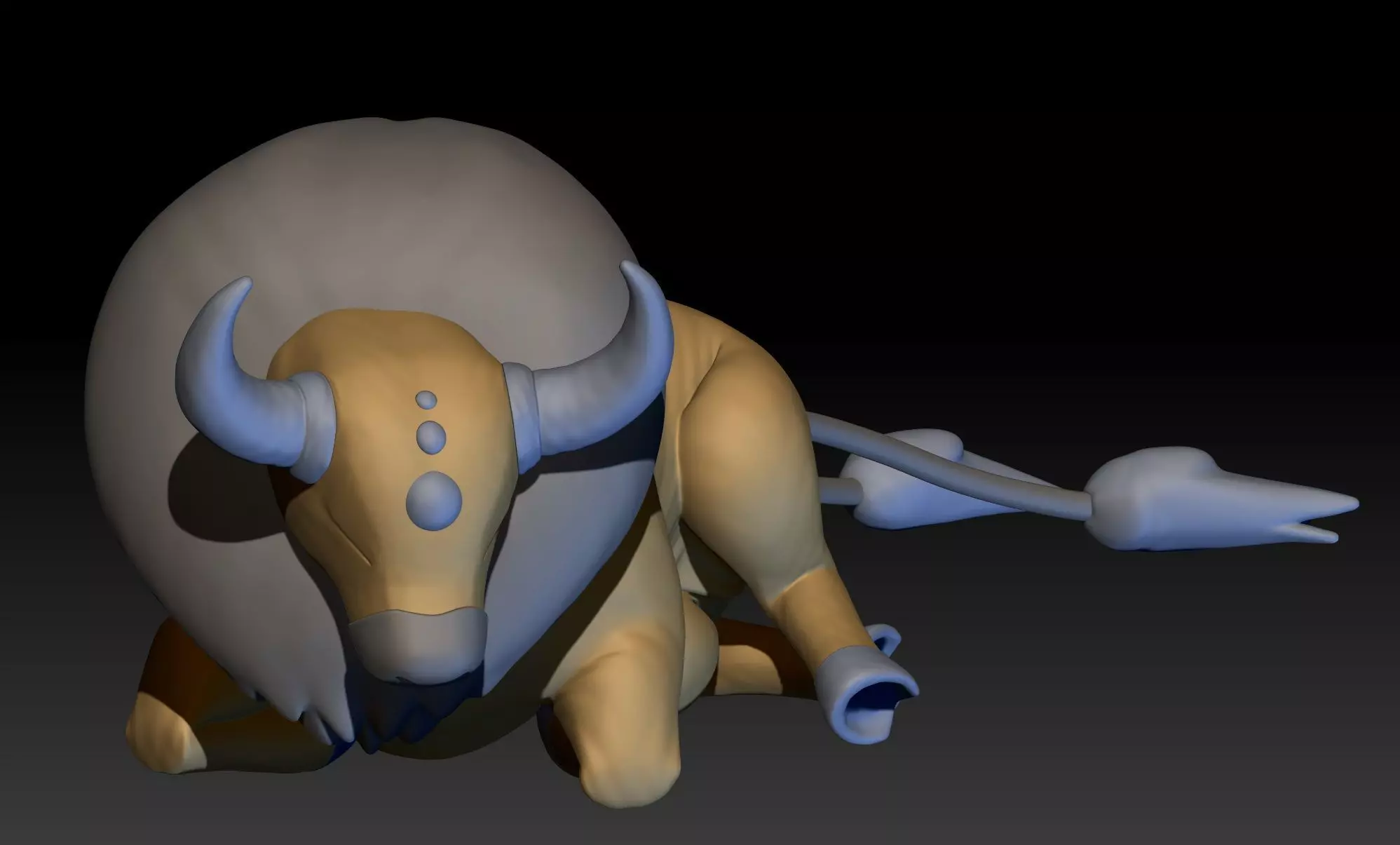 Pokemon Tauros 3D print model_0