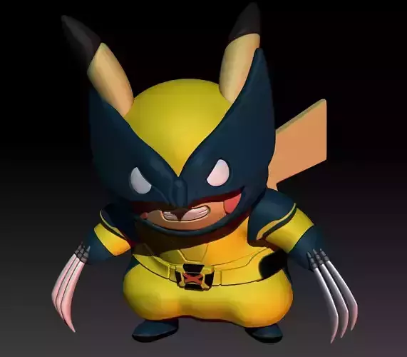 Pokemon Pikachu Cosplay Wolverine Marvel
