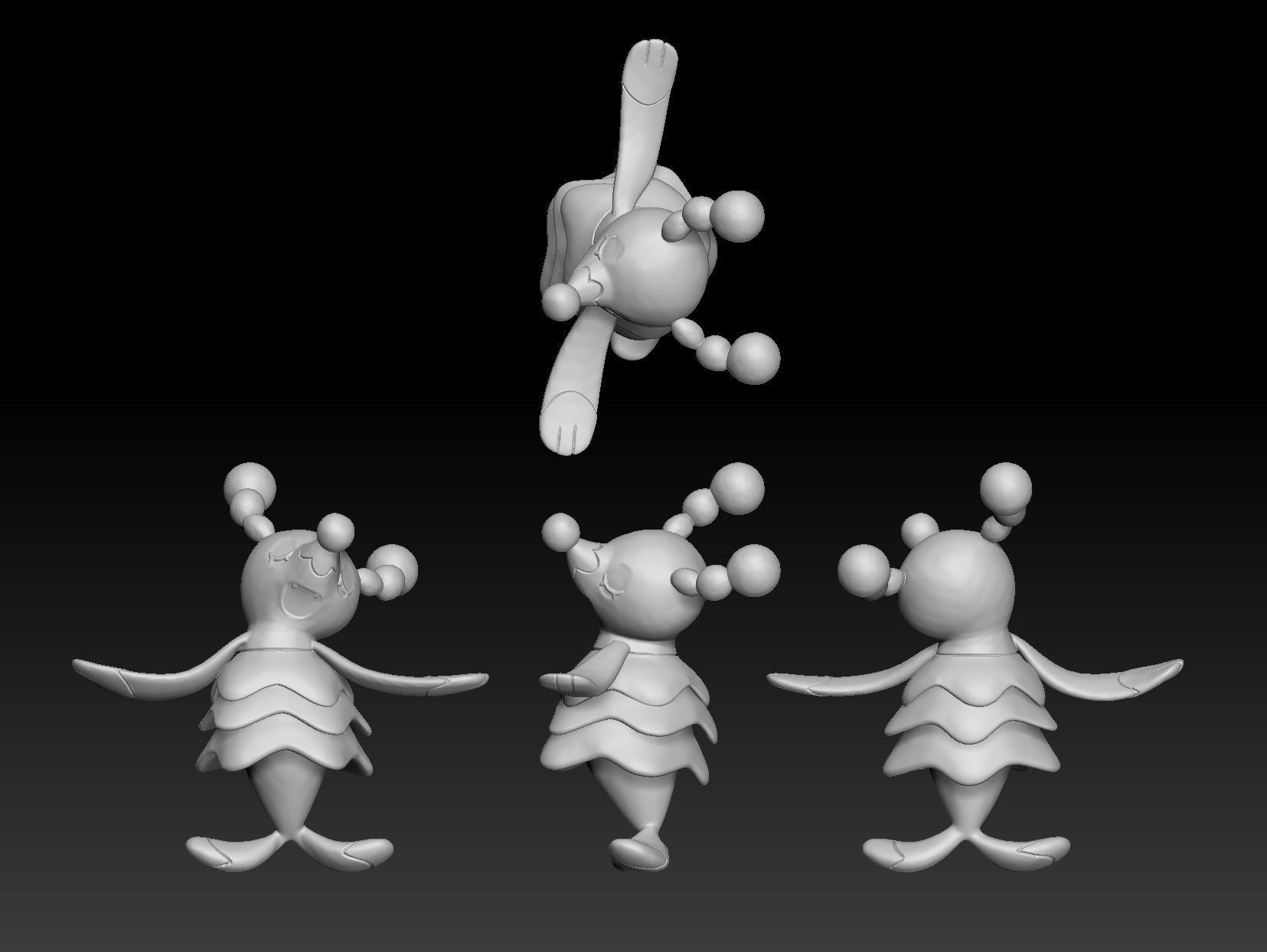 Pokemon Popplio Brionne Primarina 3D print model_2