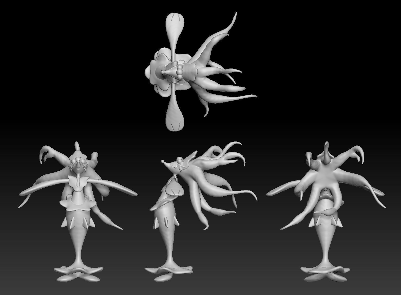 Pokemon Popplio Brionne Primarina 3D print model_3