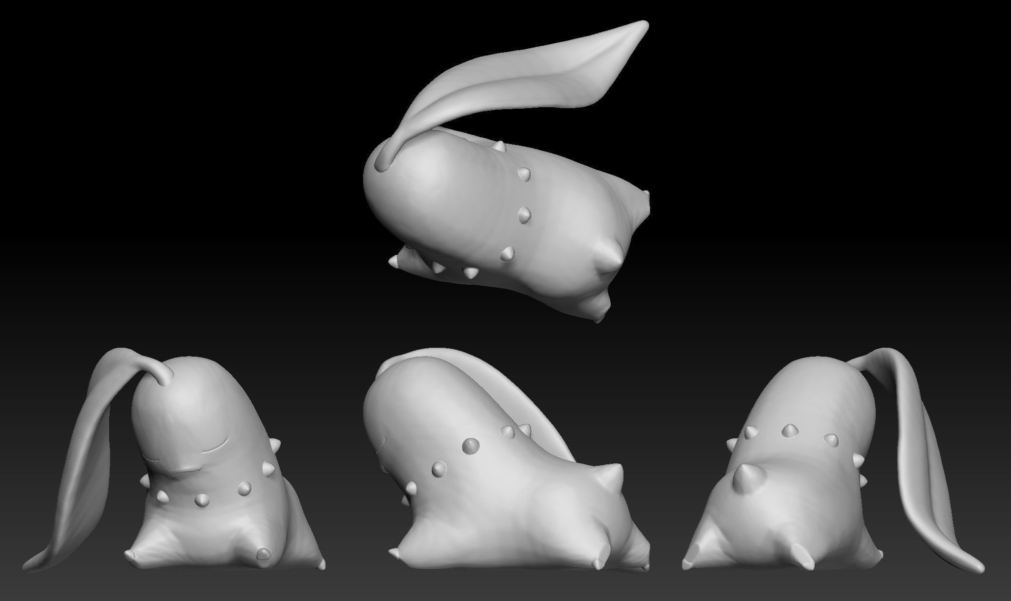 Pokemon Chikorita Bayleef Meganium 3D print model_1