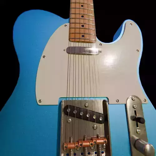 Aged Fender Telecaster Electric Guitar Lake Placid Blue