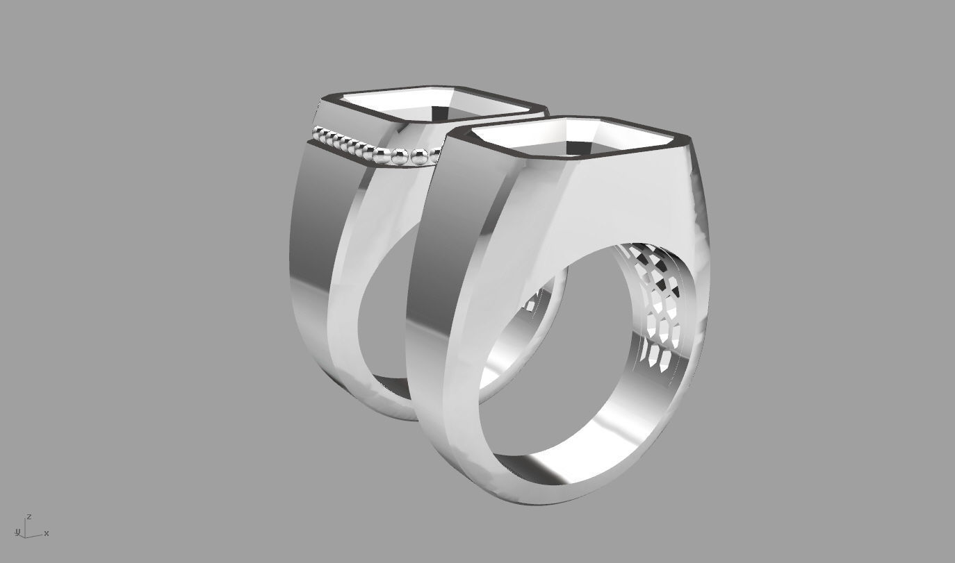 rings 3D print model_1