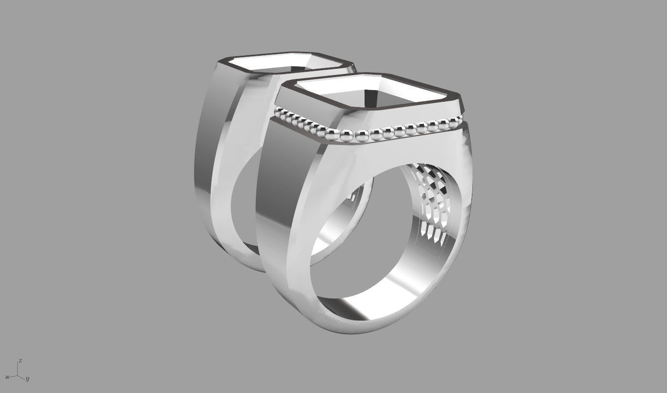 rings 3D print model_4