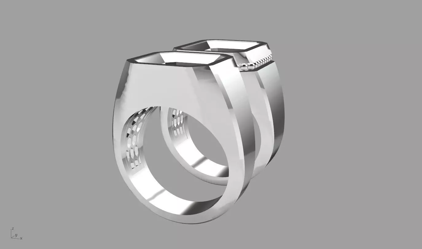 rings 3D print model_0