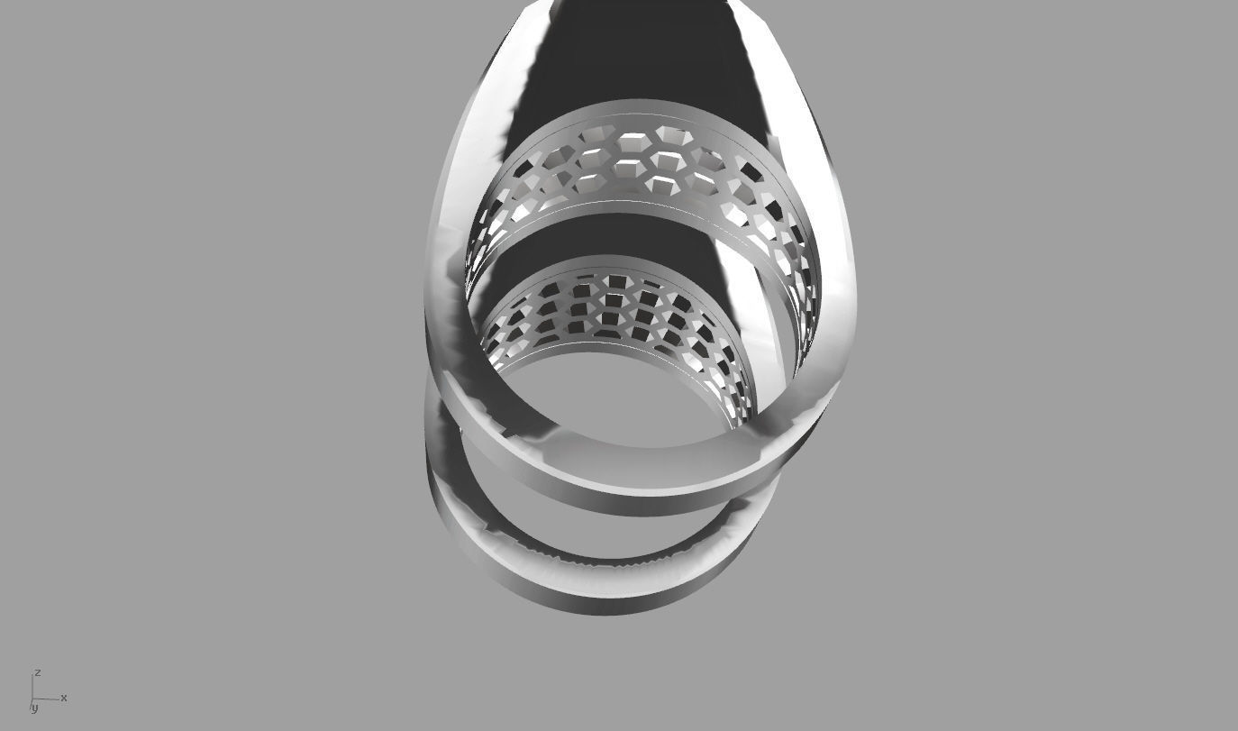 rings 3D print model_7
