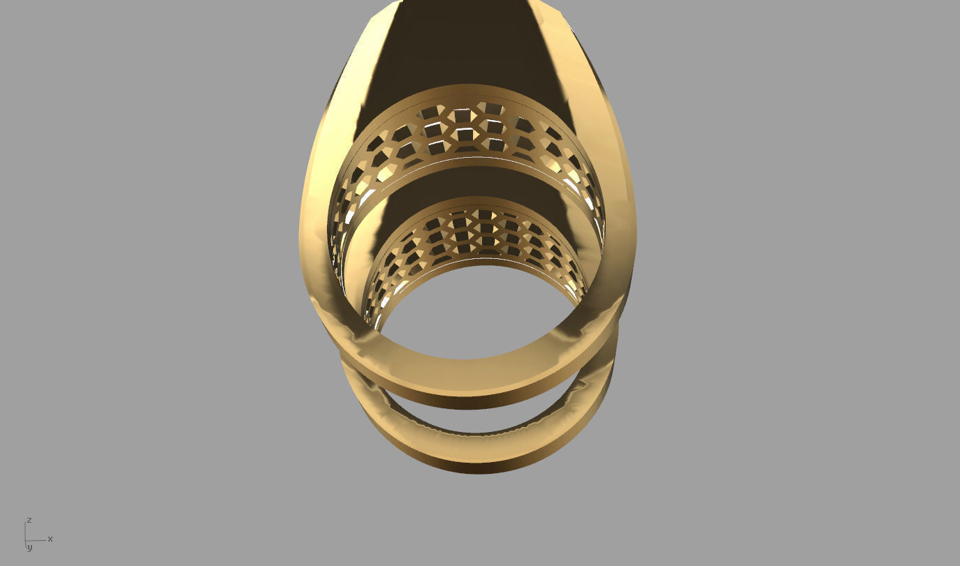 rings 3D print model_14