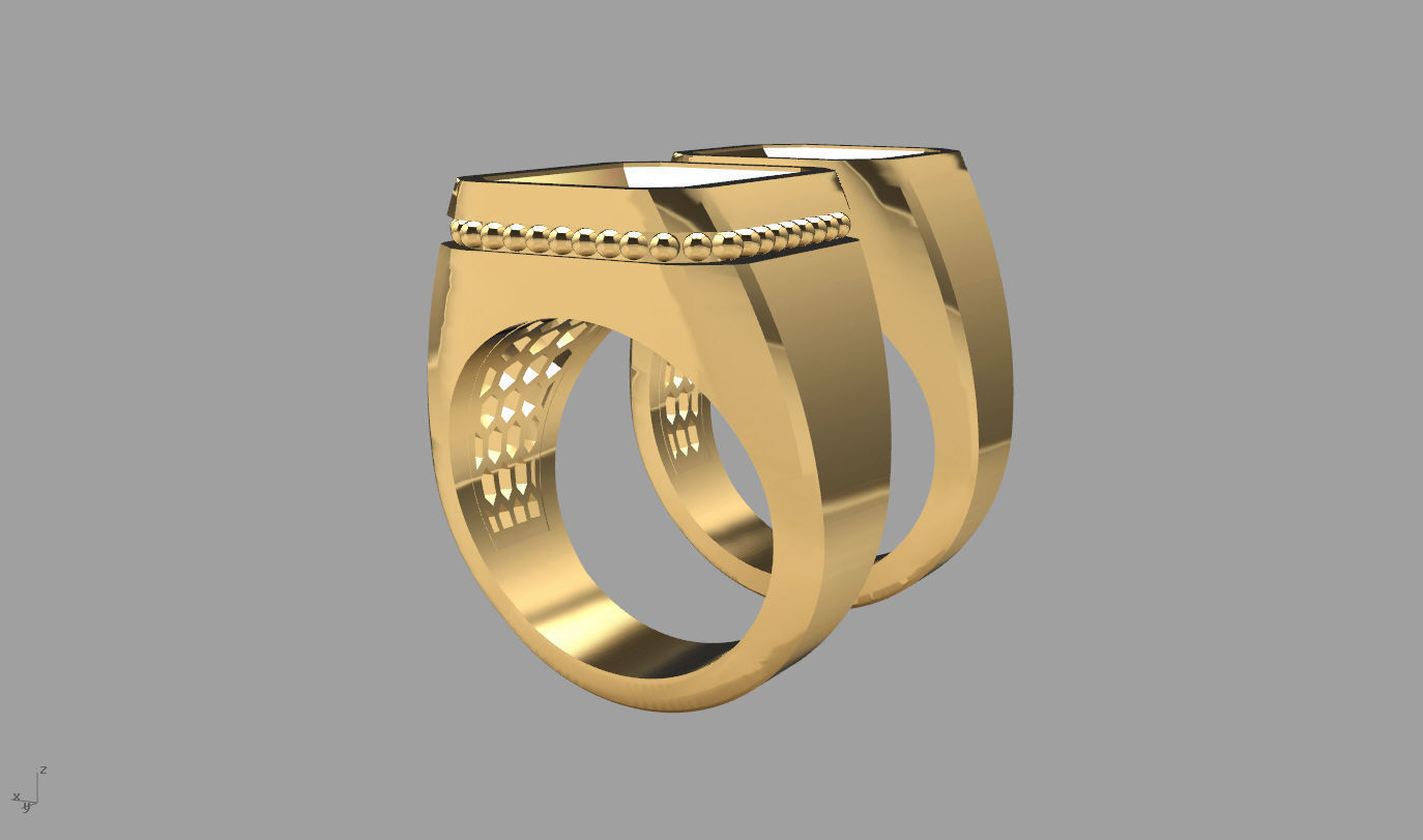 rings 3D print model_10