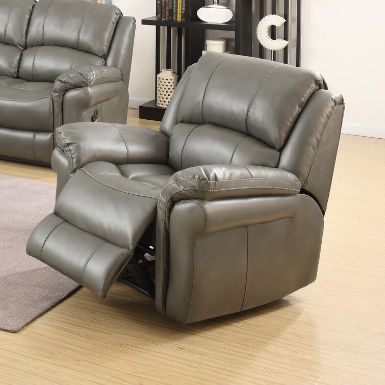 Bull Arles Wide Faux Leather Standard Recliner - 5 Colour 3D model_7