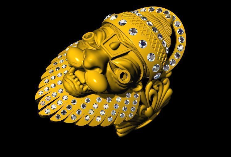 narsimha ring 3dm file 3D print model_5