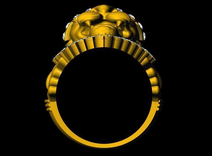 narsimha ring 3dm file 3D print model_6