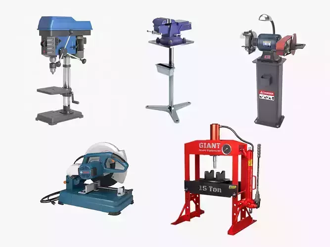 Bench Tools 3D Model Collection
