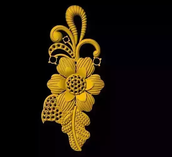 Flower Pendant 3dm file